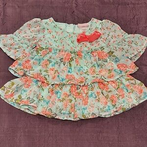 Charming Baby Dress with Floral Accents